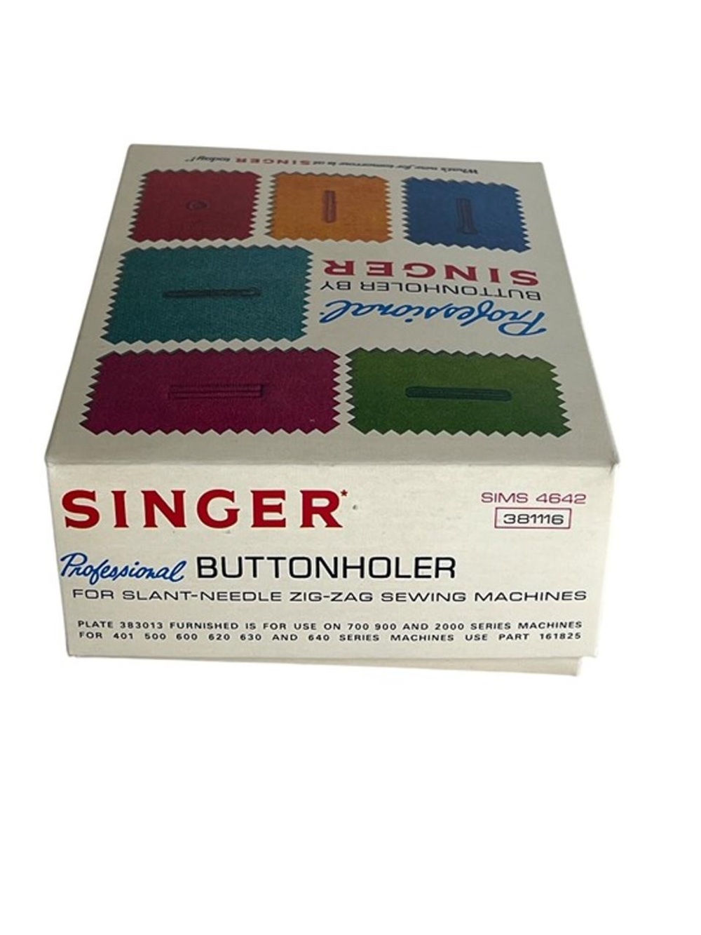 Singer Professional Buttonholer For Slant-Needle Zig-Zag Sewing Machines SIMS 46